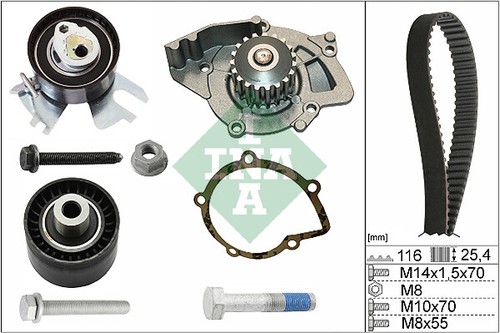 Water pump timing belt - &, set