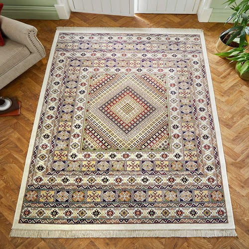 Persian medallion rug - medallion,