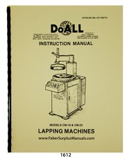 DoALL CM-16 & CM-20 Lapping