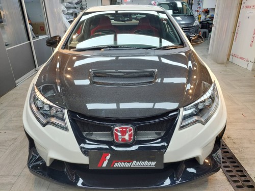Carbon fiber bonnet front - , hood