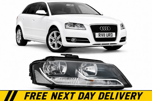 Headlight audi 2008 - headlight, 8p