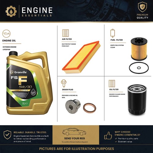 Service kit for - for, vauxhall