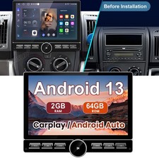 64G For Fiat Ducato/Peugeot Boxer/Citroen Android14 Carplay Car Stereo GPS Radio