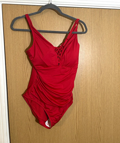 Marks spencer red lace - &, lace-up