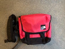 Used North Face Base Camp Red Messenger or Shoulder Bag with Black  Straps