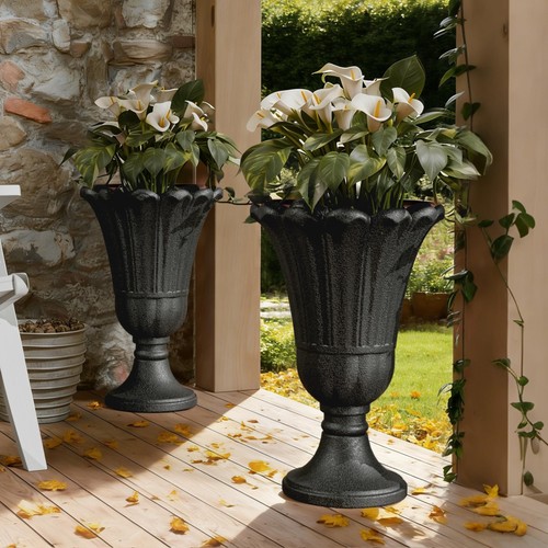 Tall urn planters - tall, for