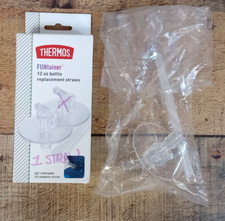 1 PACK - Thermos Funtainer Replacement Straws for F410/F401 - Clear