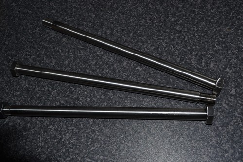 Titanium swing arm exhaust - titanium,