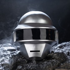 Xcoser 1:1 Daft Punk Helmet Thomas Cosplay Silver Replica Party Props Halloween 