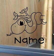 Snake Customised Vivarium Decal Sticker 