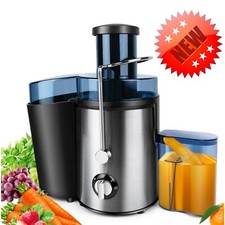 Slow Cold Press Juicer Masticating Machine Pulpy Juice Extractor 1000W UK 240V