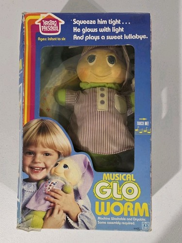 Vintage 1985 musical glo worm - 1985,