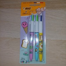 BiC 4 Colour Kawaii Pack of 3