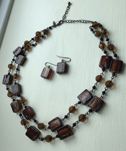 Vintage silver foil - vintage, brown