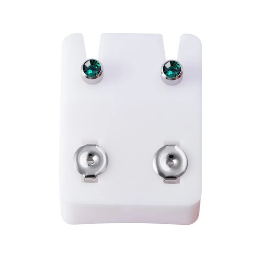 Gem earrings ear studs - gem,