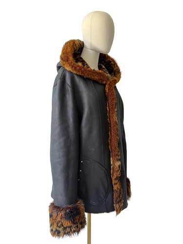 Vintage women real sheepskin - vintage,