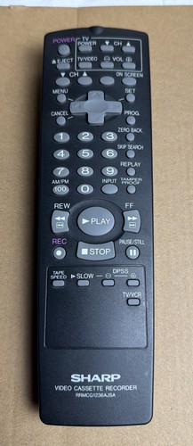 Sharp rrmcg1236ajsa vcr - sharp, video