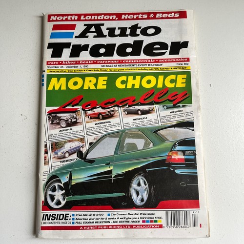 Auto trader magazine dec 1993 - magazine,
