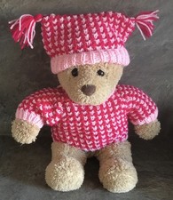 Hand Knitted Teddy Bear