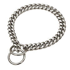 Dog Chain Collar Stainless Cuban Training Necklace Large Steel Choker Heavy Duty