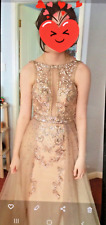 Prom dress size 6 Angel Forever. Beautiful blush / peach colour. Looks stunning 