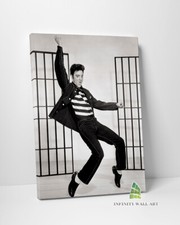 ELVIS PRESLEY Jailhouse Rock Canvas Art Wall Pop Art Print Picture Decor -C471