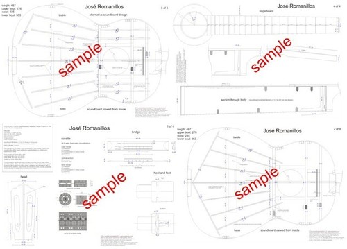 Classical guitar plans - plans, working