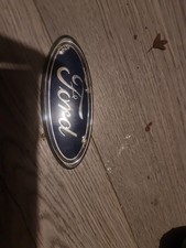 GENUINE FORD OVAL EMBLEM CAR BADGE LOGO BLUE CHROME BU5A19H250AA 11.5CM  Marks