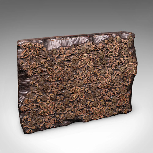 Antique fabric printing block - fabric,