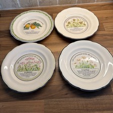 4 Plates Gien Gastronomiques