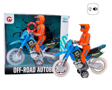 Kids Toy Motorcycle with Rider – Racing Bike with Sound & Light