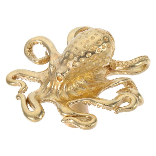 Durable brass octopus drawer - octopus,