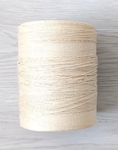 Ivory unwaxed cord linen - ivory,