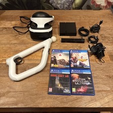 Sony PlayStation 4 VR Headset PS4 Headset V1 With games And Camera Bundle