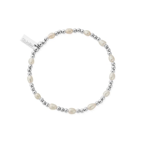 Chlobo pearl silver cute - pearl, charm