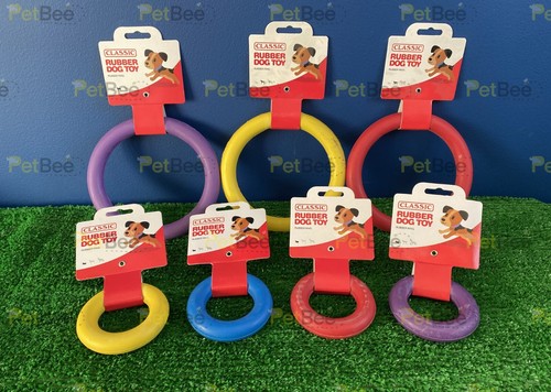 Classic solid rubber ring dog - classic,