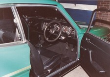 FORD CAPRI RS 3100, MK.1, FACIA SIDE VIEW COLOR DIGITAL PHOTOGRAPH.