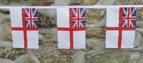 British navy white ensign flag - navy,