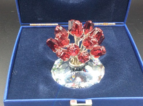 Swarovski crystal vase red - swarovski, of