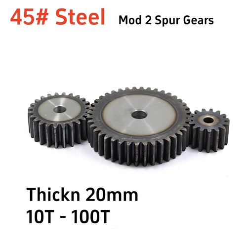 Steel mod spur gears - 45#, 2