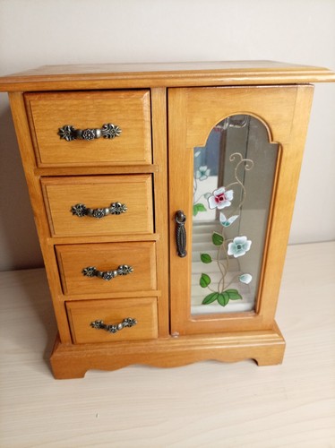 Vintage wooden wardrobe - vintage,
