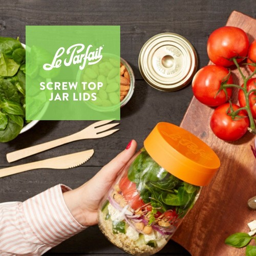 Parfait screw top jar lids - screw,