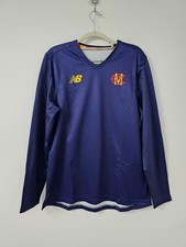 New Balance MCC Cricket Training Top Womens 14 Navy Jersey Made in UK