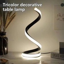 2025 New LED Modern Bedside Lamp Deformable Spiral Table Lamp Night Lamp Office 