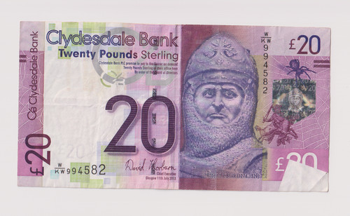 Clydesdale bank pounds - bank,