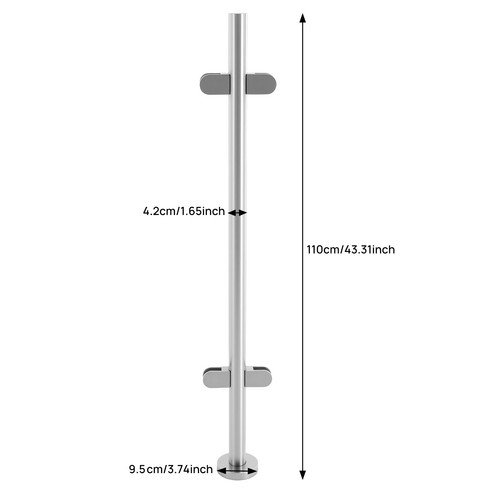 110cm pool balustrade railing - 110cm,