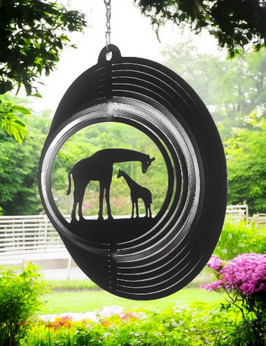 Giraffe wind spinner - wind,