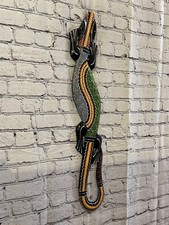 80cm Gecko Carved Wooden Dot