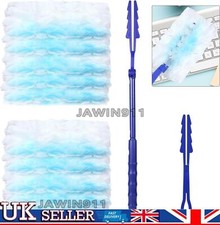 Flash Dust Magnet Fluffy Duster Kit with Short Long Handle & 10-50 Refills