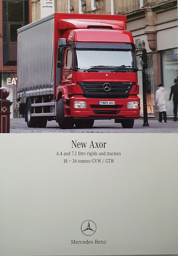 Mercedes benz axor rigid - axor, &